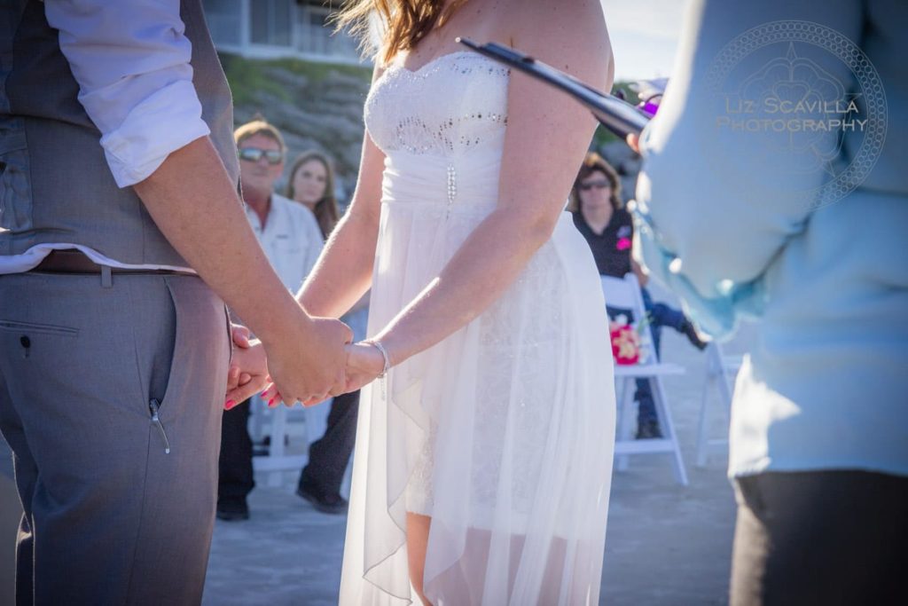 Holding Hands During Ceremony