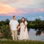 The Loop sunset ormond beach engagement photos